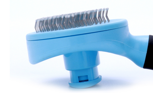 Self-Cleaning Stainless Steel Pet Brush for Dogs and Cats
