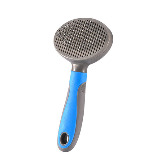 Self-Cleaning Stainless Steel Pet Brush for Dogs and Cats